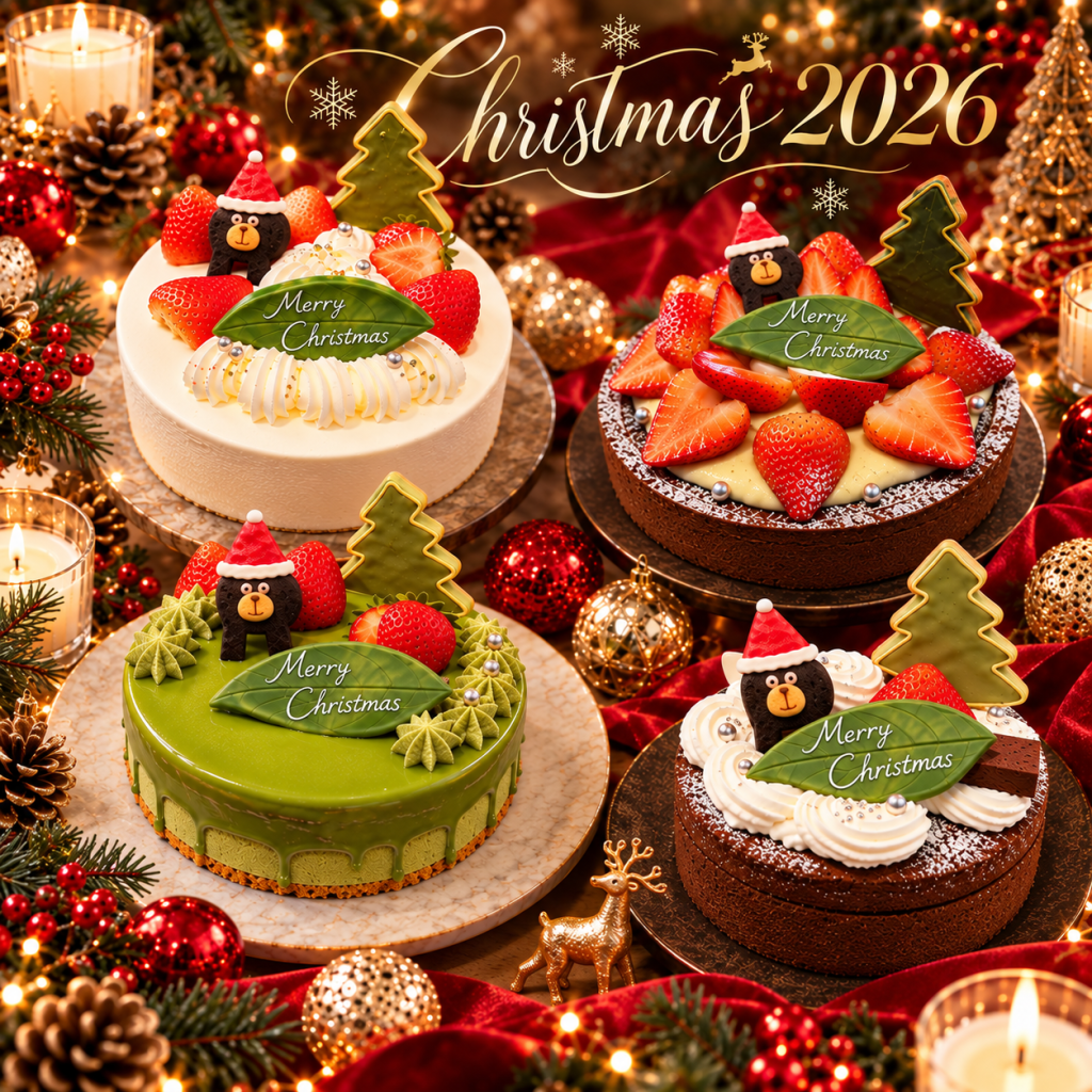 ROCCUクリスマスケーキ11/1～予約受付開始🎄