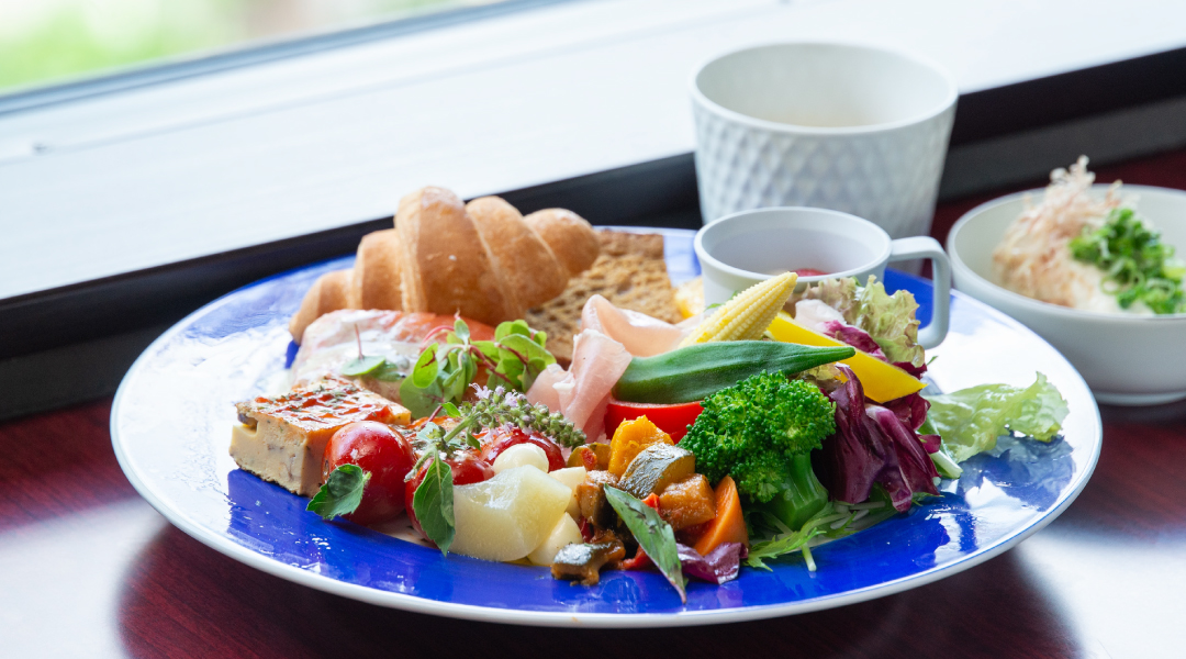 朝の洋食ビュッフェ