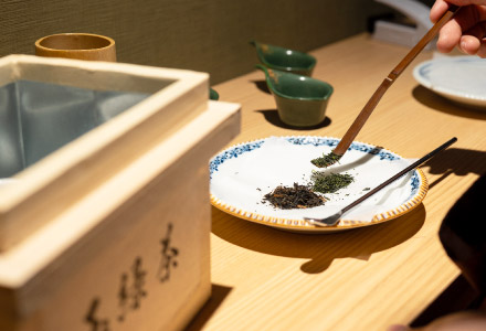 嬉野茶の合組ブレンド体験