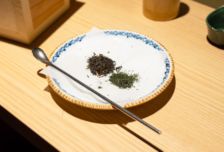 嬉野茶の合組ブレンド体験