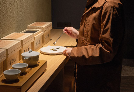 嬉野茶の合組ブレンド体験