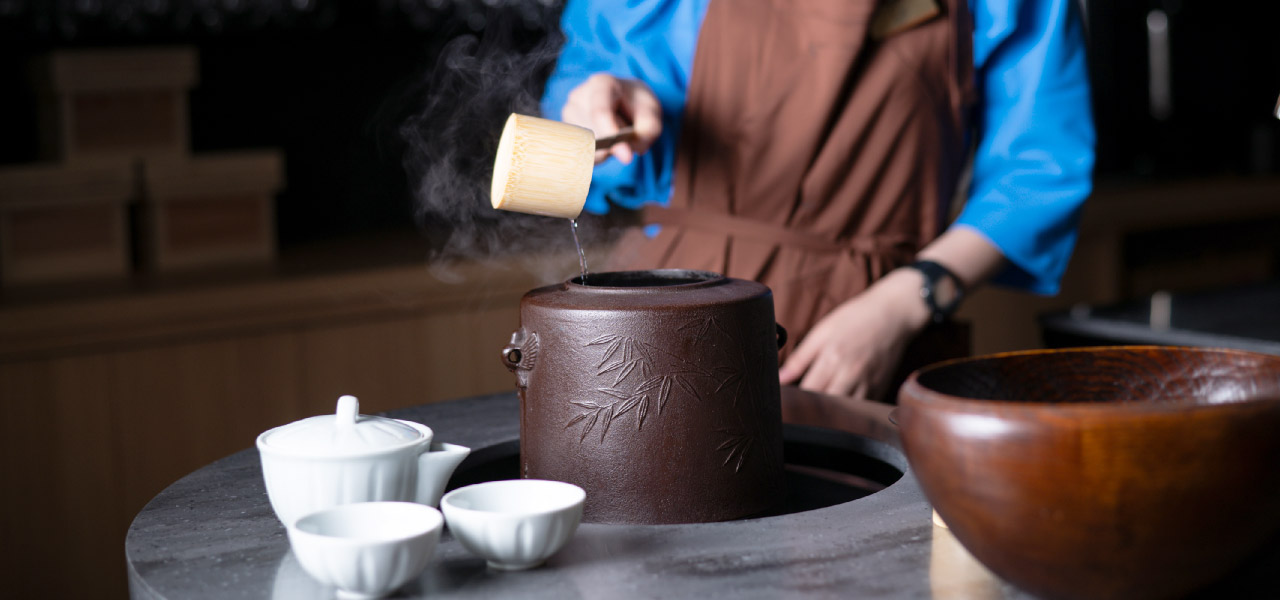茶炉カウンター