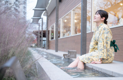 Kihacoの足湯